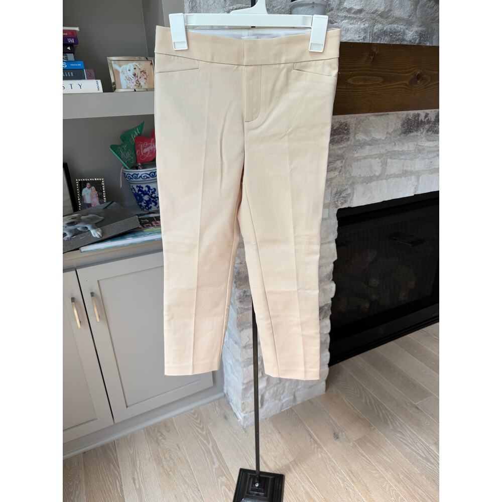 Ecru Women's Biege Madison Slim Leg Straight Trouser Size 0